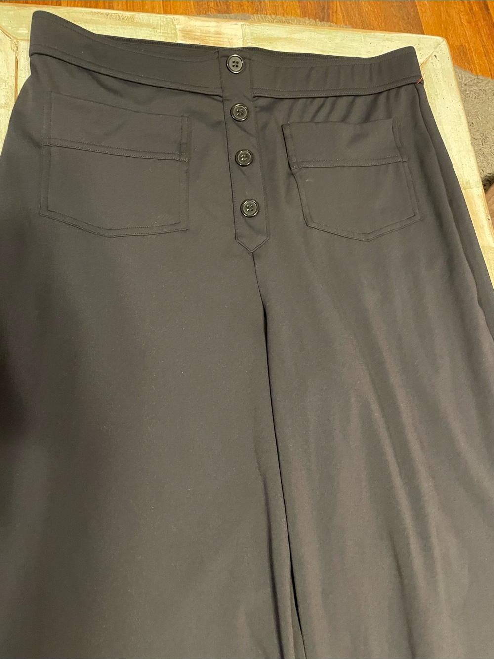 Halara Women’s Wide-Leg Black Pants - Picture 2 of 4